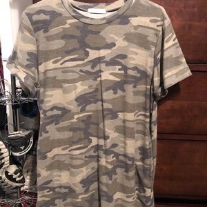 Camo T-shirt Dress! 🖤 Size Large Brand New